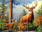 DIY Deer Landscape 5D Diamond Art Kit