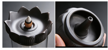 Wukong Backflow Incense Burner - Ceramic Zen Style