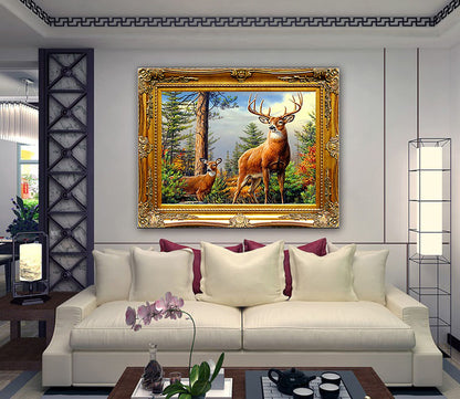 DIY Deer Landscape 5D Diamond Art Kit