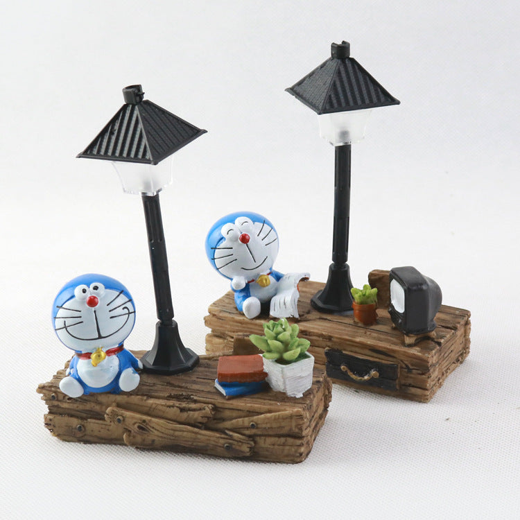 Jingle Cat Resin Lamp Light