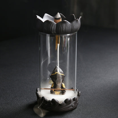Wukong Backflow Incense Burner - Ceramic Zen Style